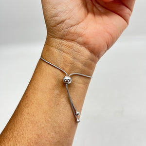 Kingman Turquoise and Sterling Silver Adjustable Bracelet  - ready to ship