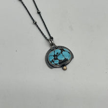 Load image into Gallery viewer, Kingman Turquoise Solitaire Necklace
