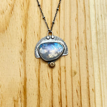 Load image into Gallery viewer, Rainbow Moonstone Sunset Necklace
