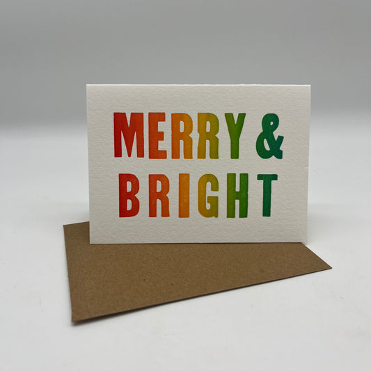 Merry & Bright - Gretting Card