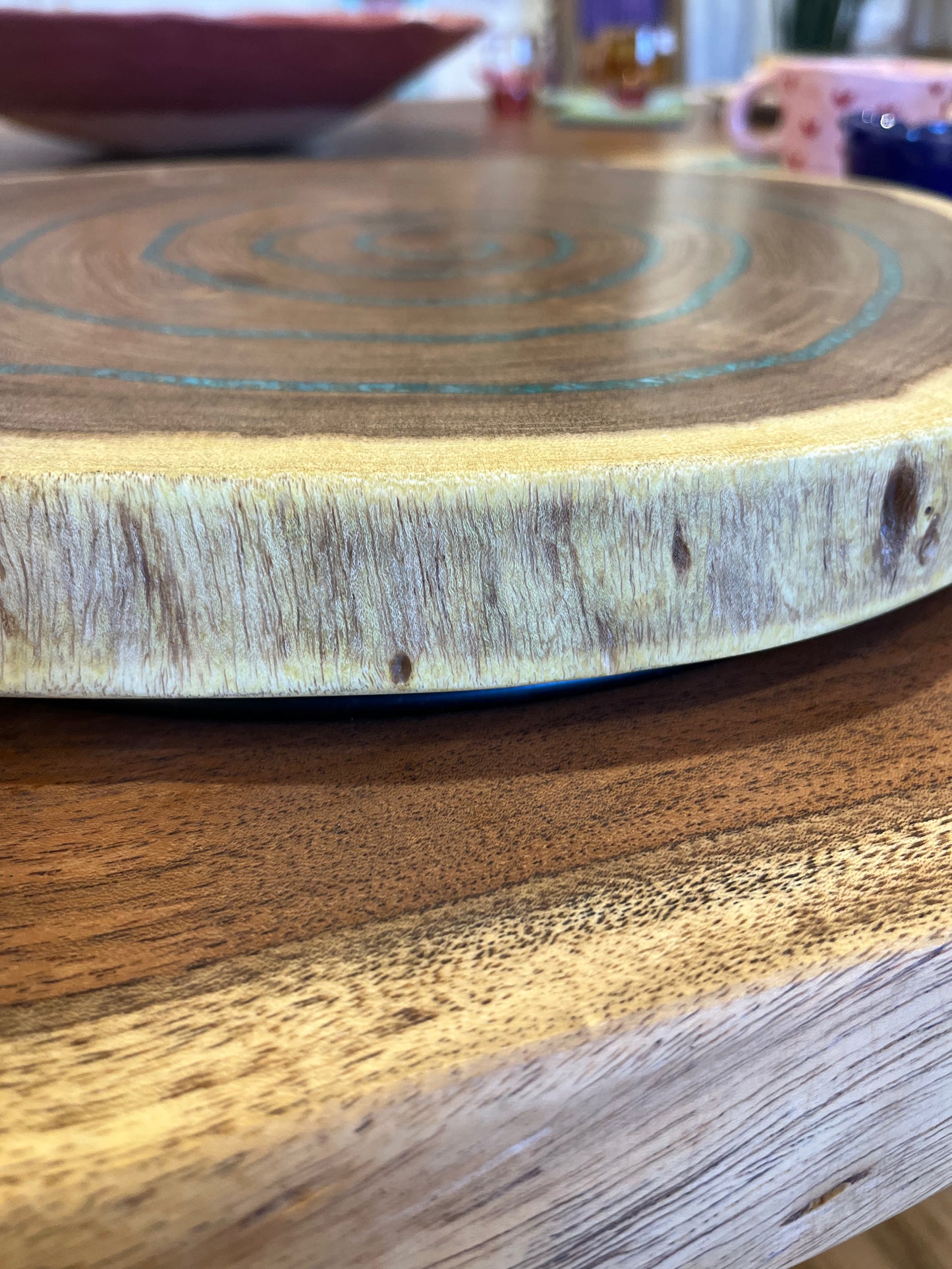 Lazy Susan ~ Peruvian Turquoise