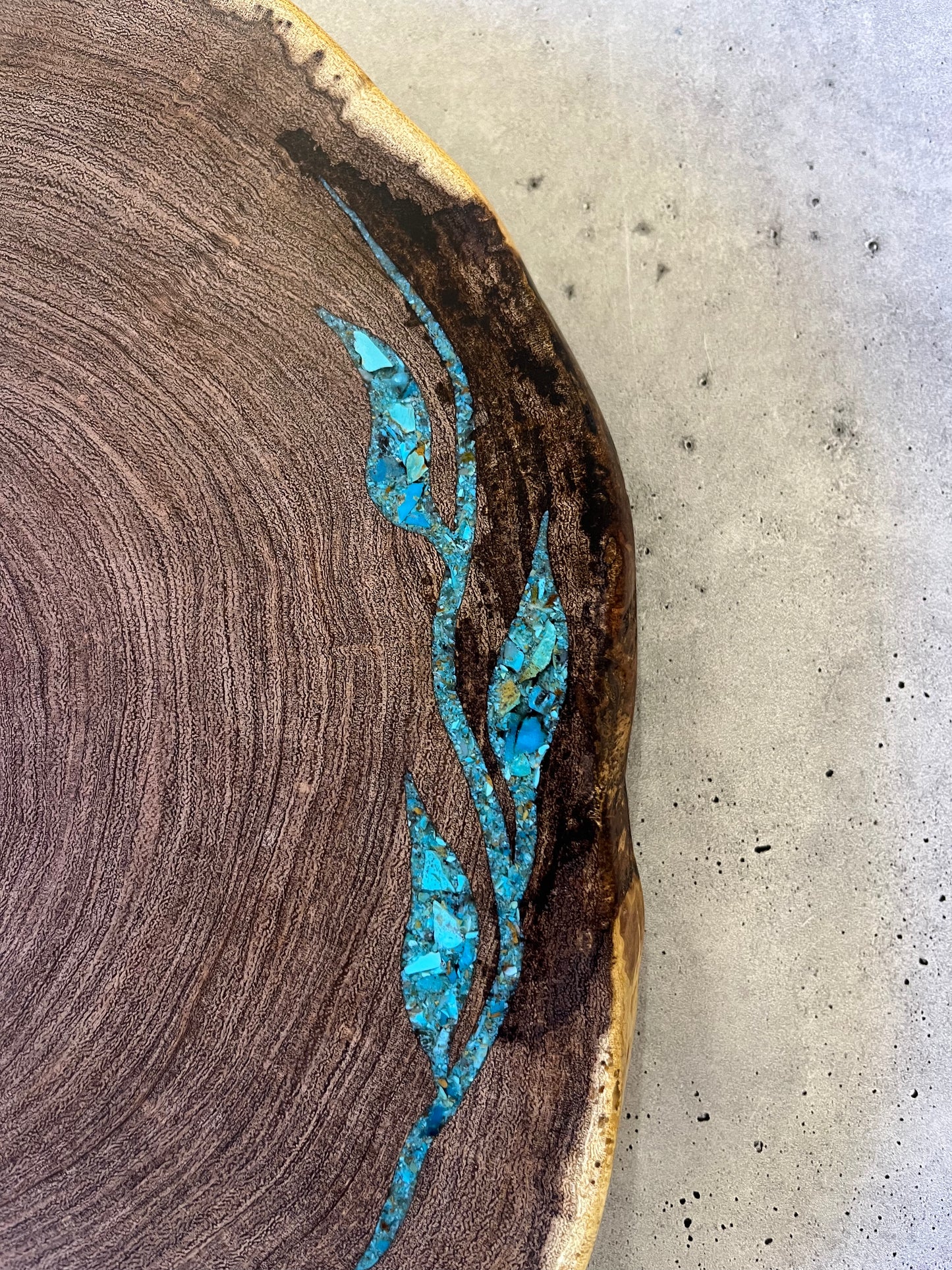 Lazy Susan ~ Kingman Turquoise
