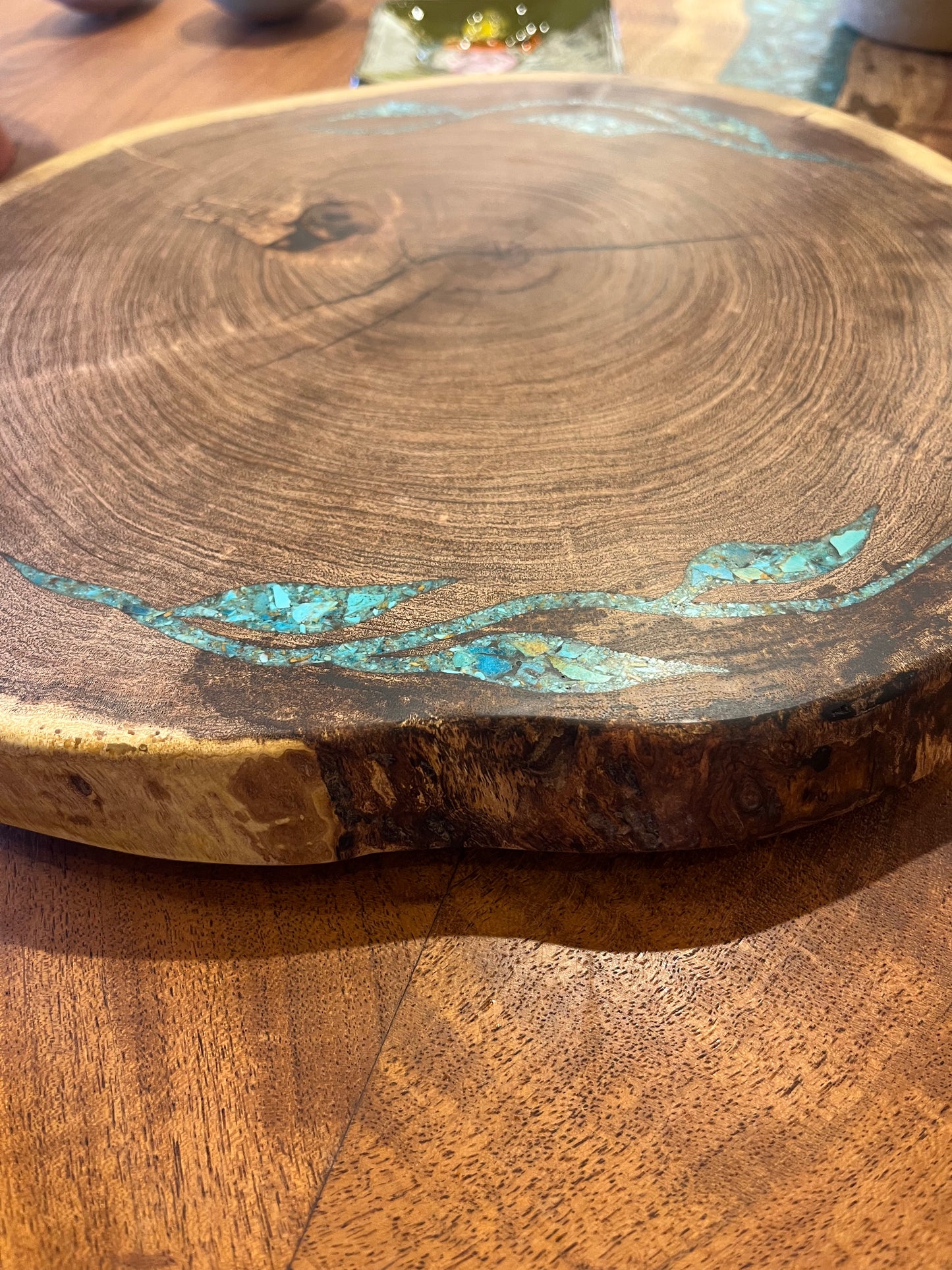 Lazy Susan ~ Kingman Turquoise