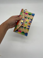 Load image into Gallery viewer, Small Leather wallet - Handpainted - Multicolor
