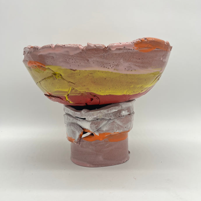 Pedestal Bowl - Multicolored