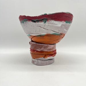 Pedestal Bowl - Multicolored