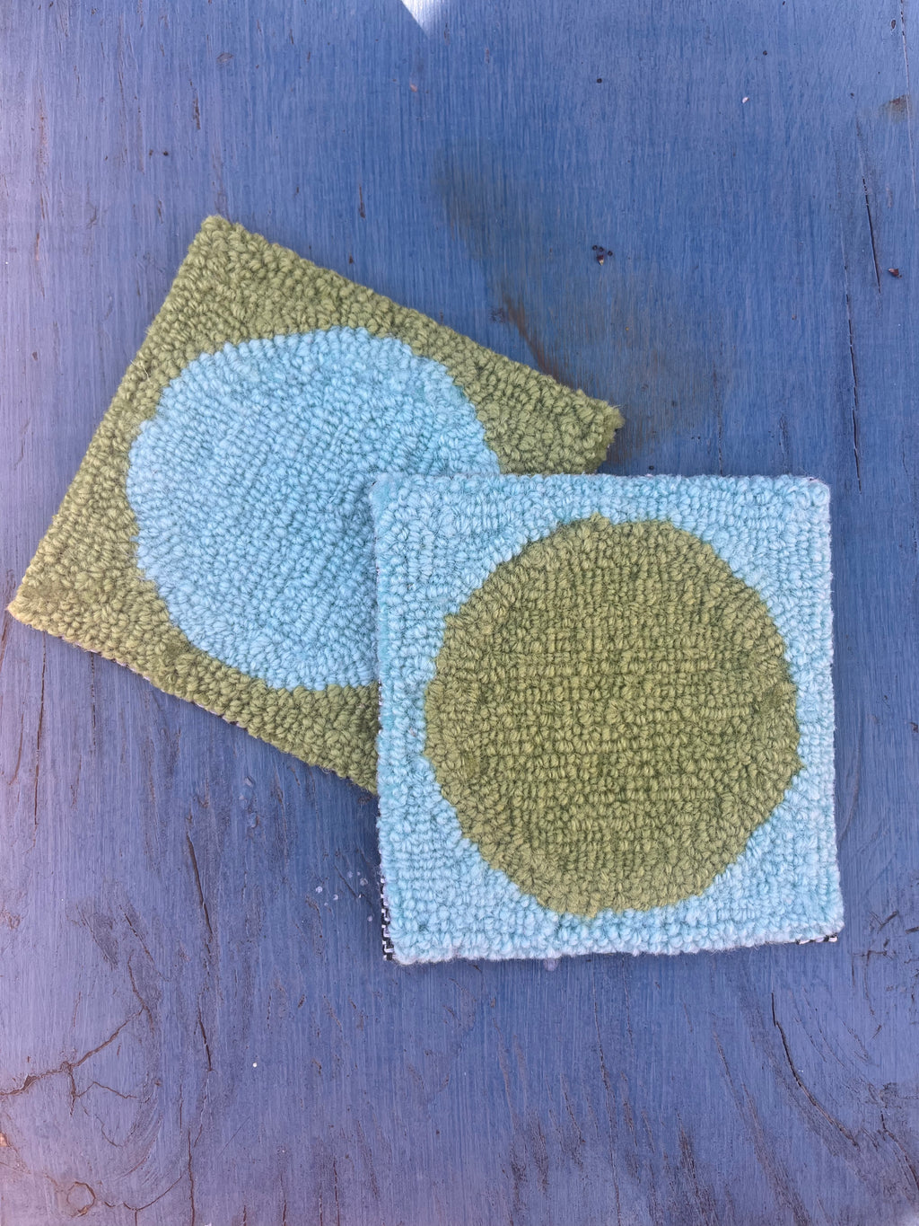 Coasters - grass ~ neon