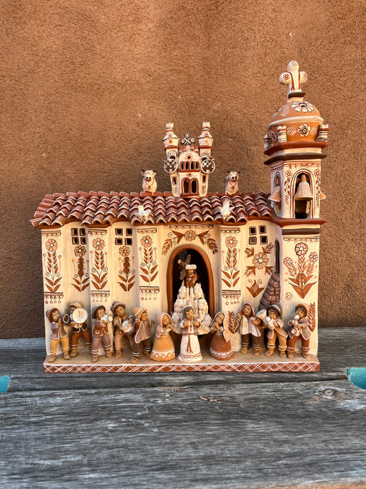 Andean Cathedral Ceramic Sculpture