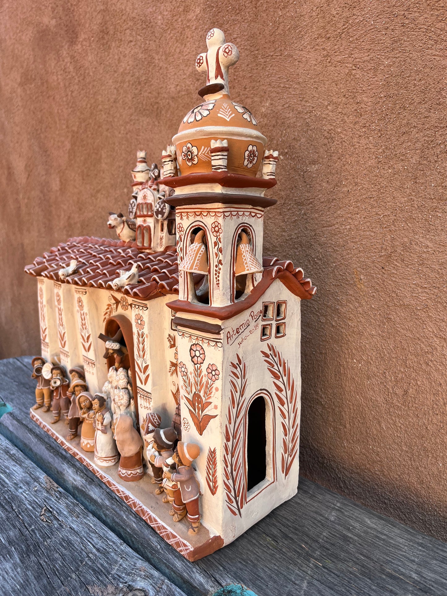 Andean Cathedral Ceramic Sculpture