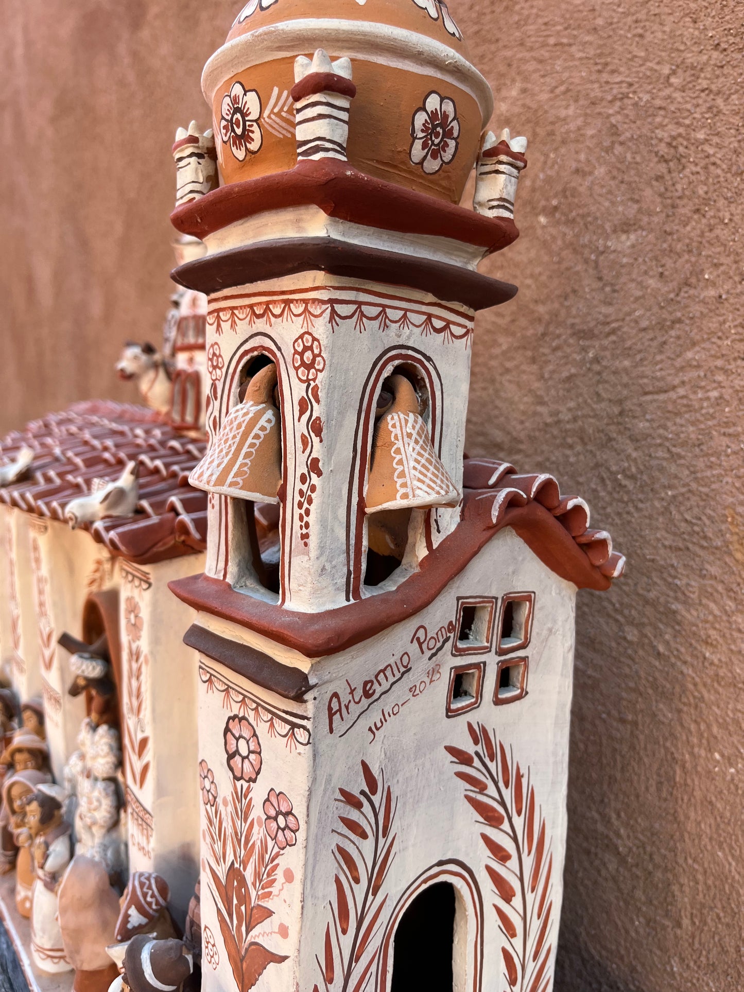 Andean Cathedral Ceramic Sculpture