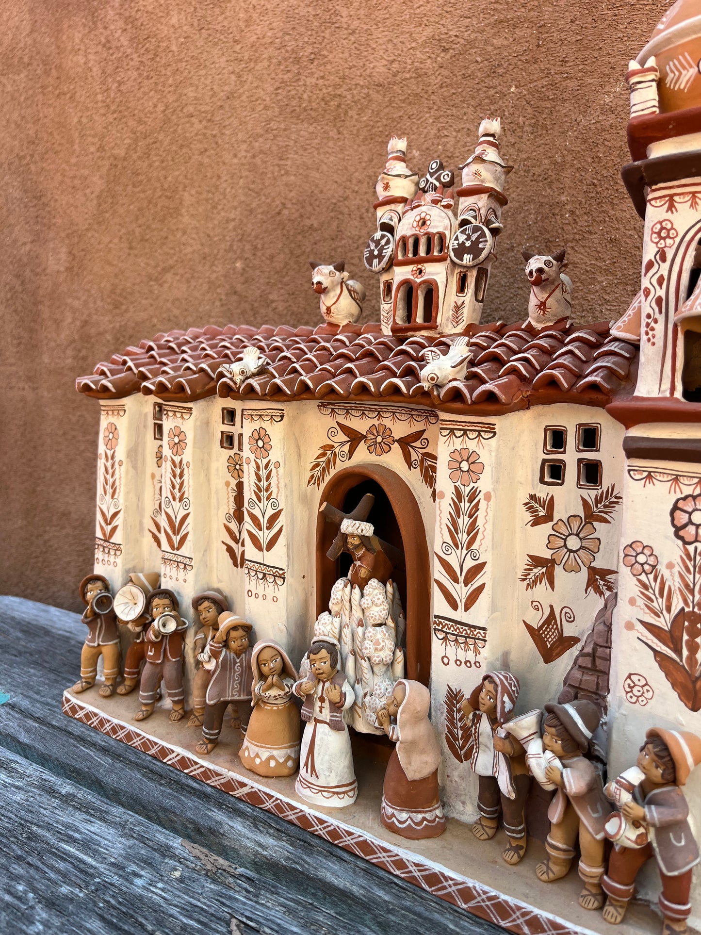 Andean Cathedral Ceramic Sculpture