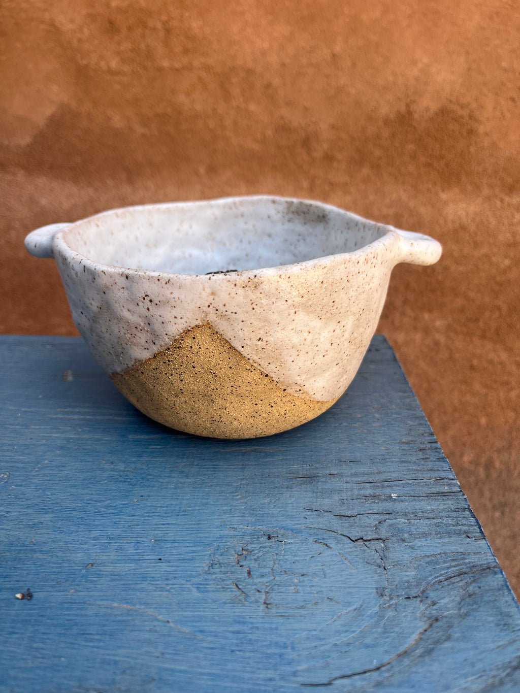 Off White Speckled - Ceramic Serving Bowl - Medium Size