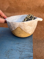 Off White Speckled - Ceramic Serving Bowl - Medium Size