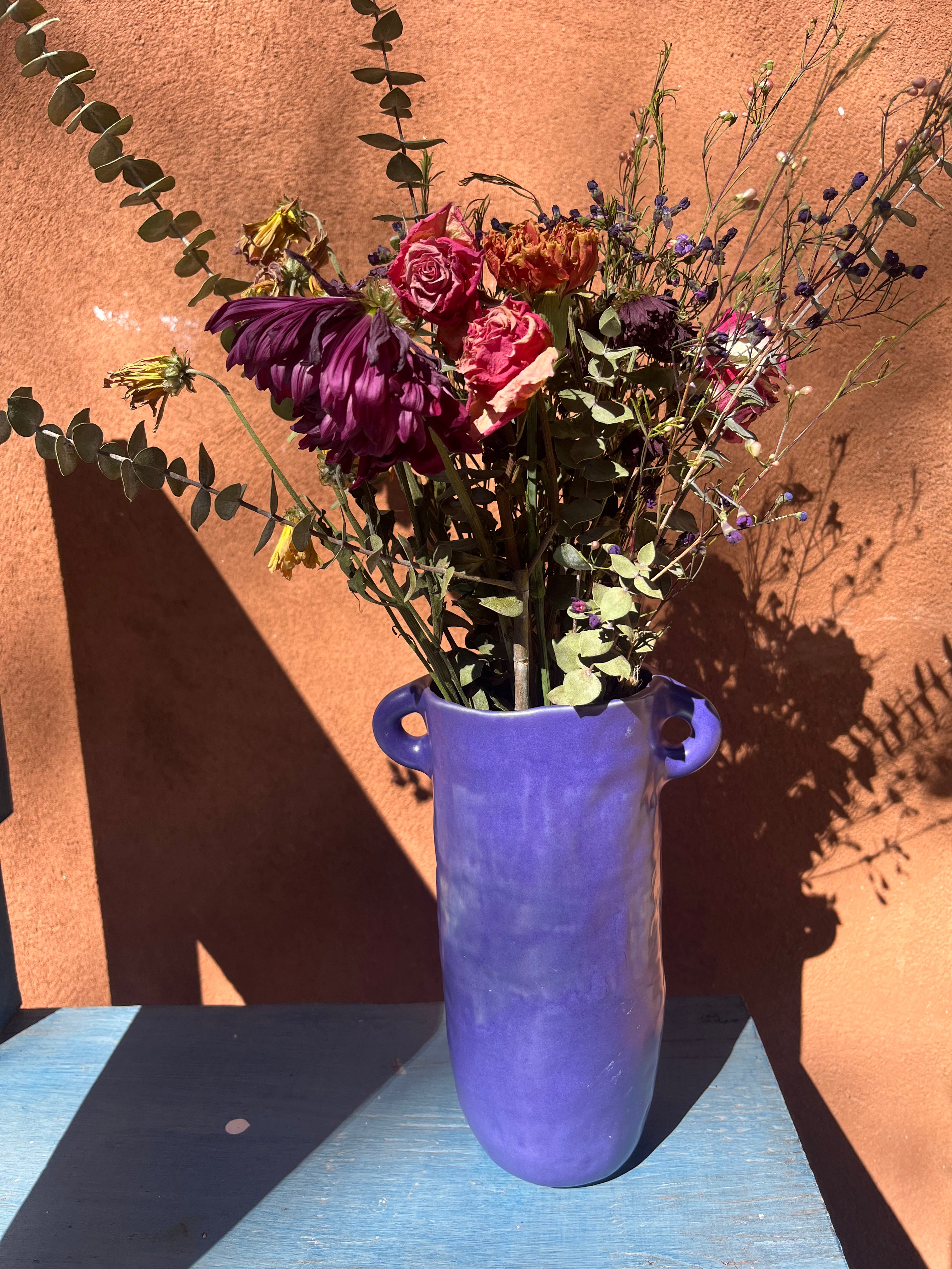 Blue - Flower Vase