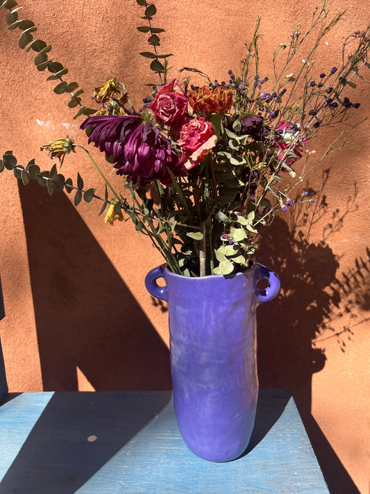 Blue - Stoneware Vase