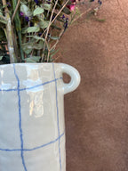 Blue Crayon - Stoneware Vase