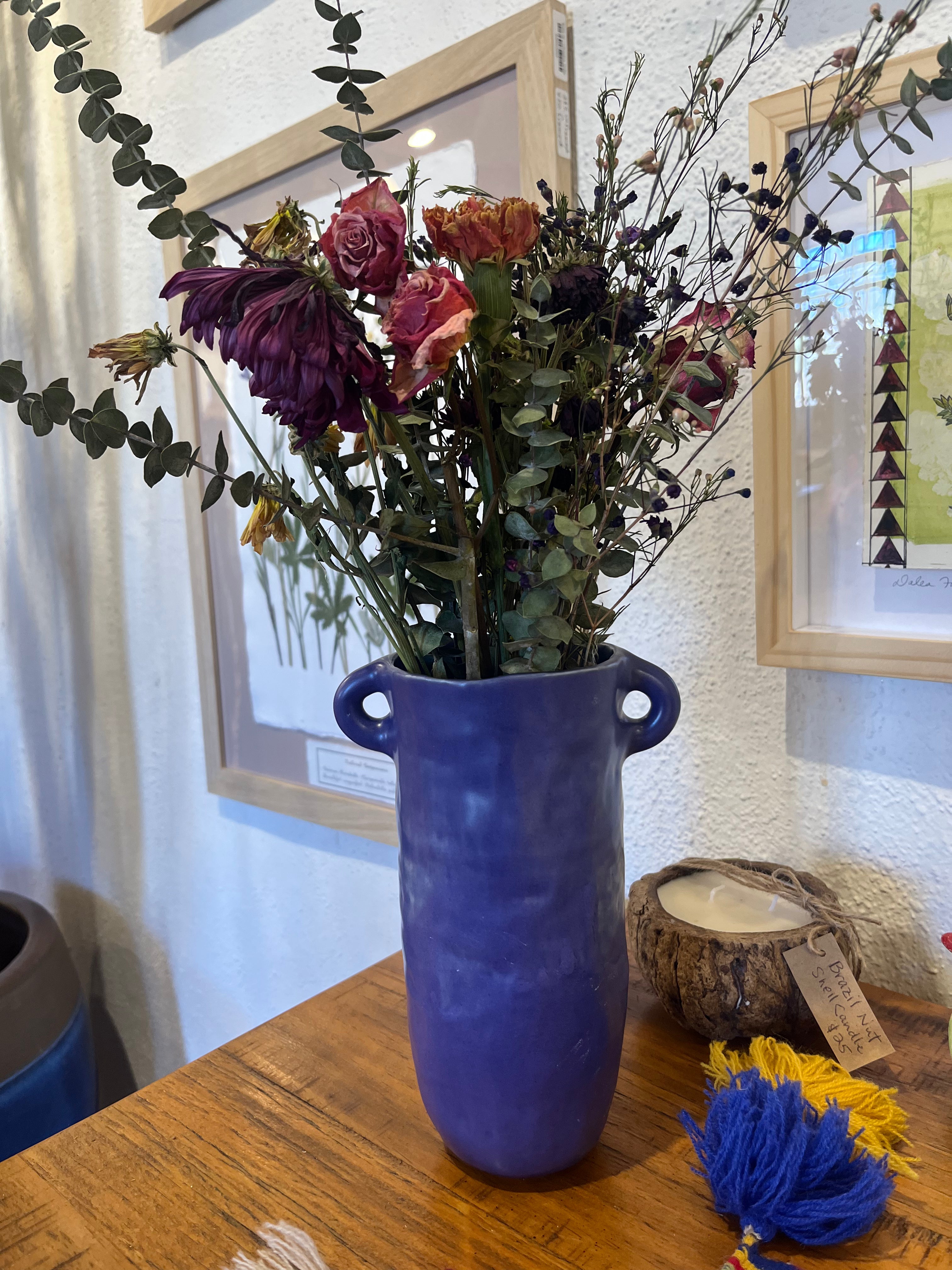 Blue - Flower Vase