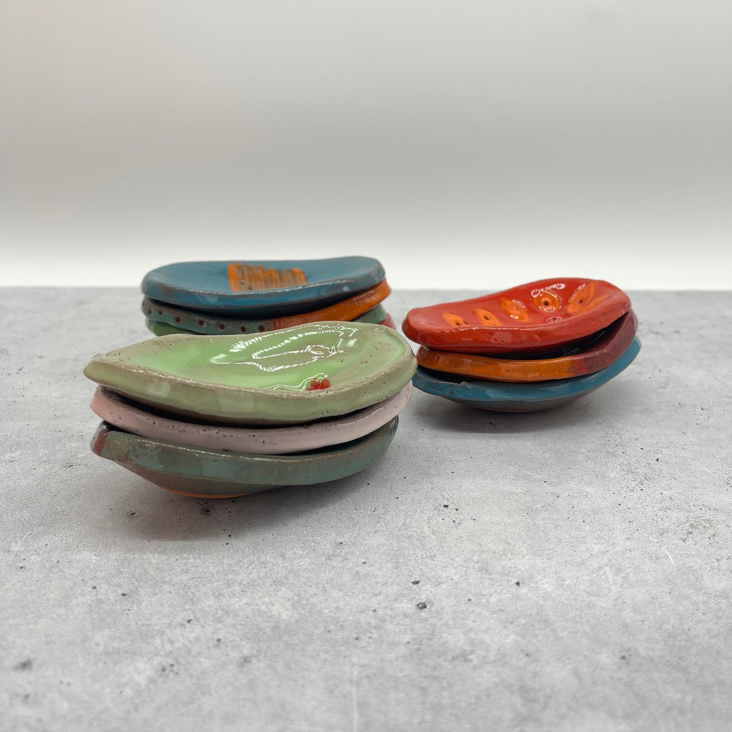 Mini Oval Bowls - colorful design