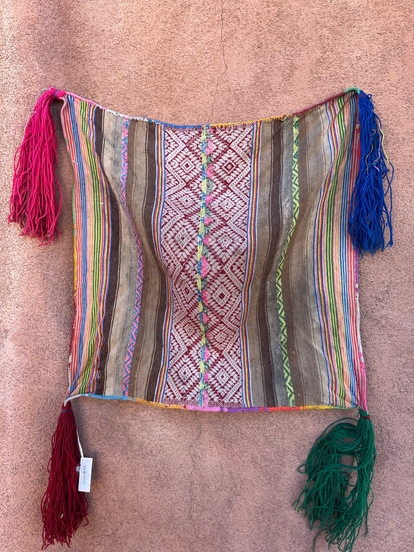 Cusco Peru ~ woven textile ~ with tassels