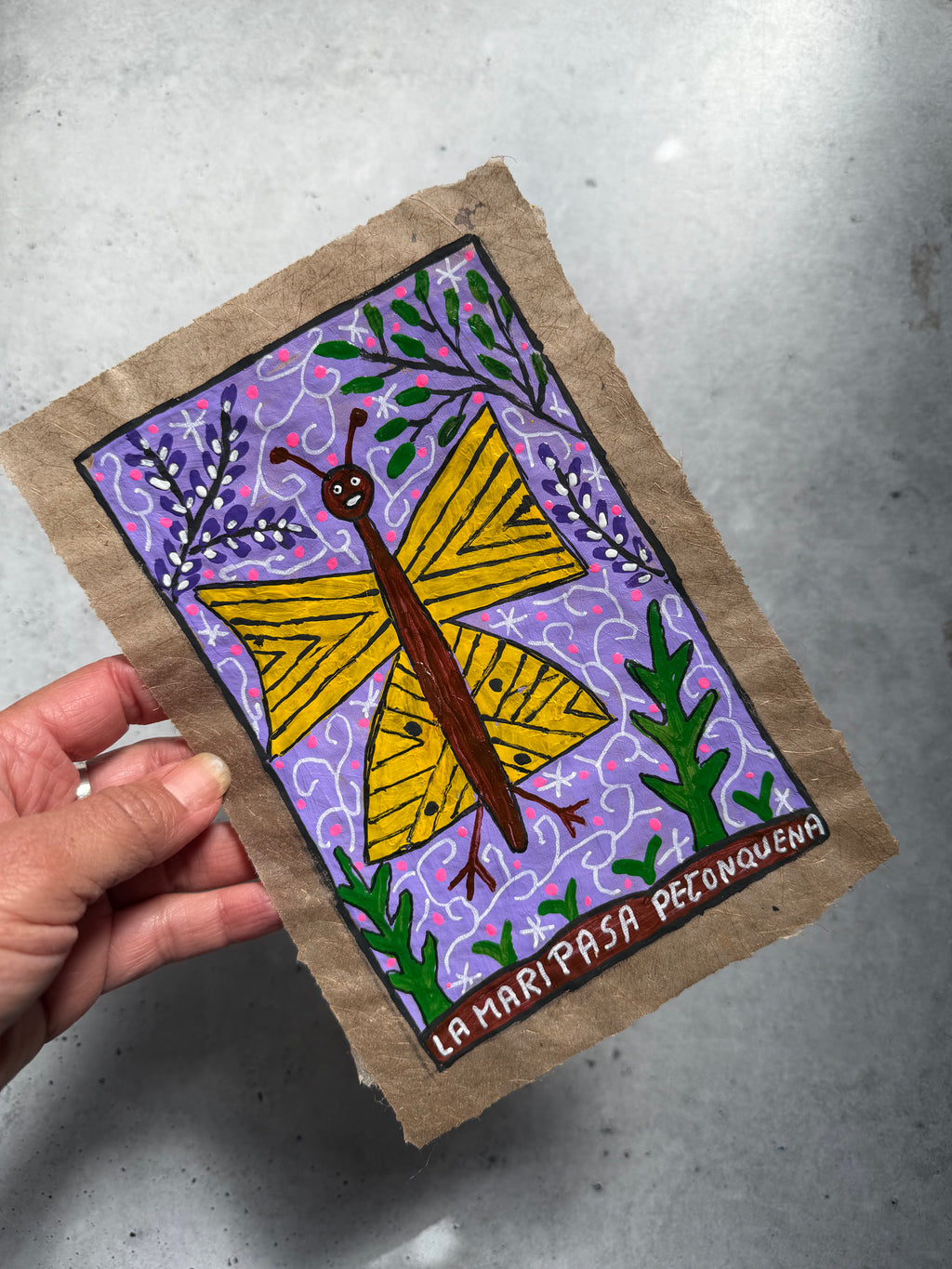 Painting by Lastenia Canayo - La Maripasa