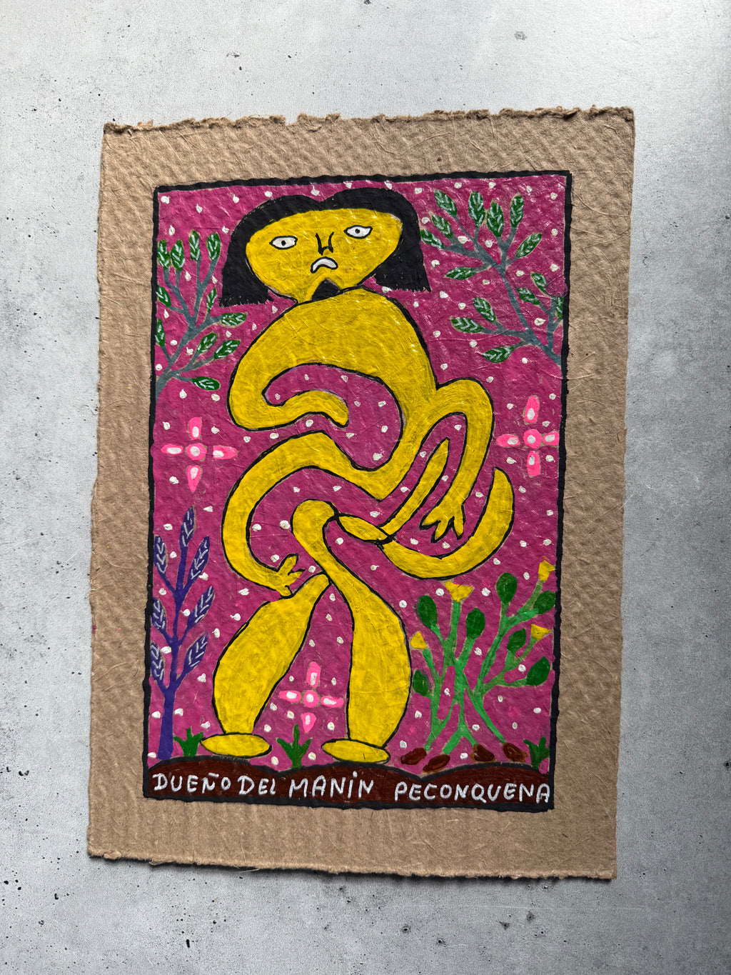 Painting by Lastenia Canayo - Dueno Del Manin