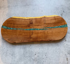 Cutting board with handle - Kingman turquoise