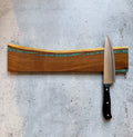 Magnetic Knife block ~ Kingman Turquoise
