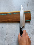 Magnetic Knife block ~ Kingman Turquoise