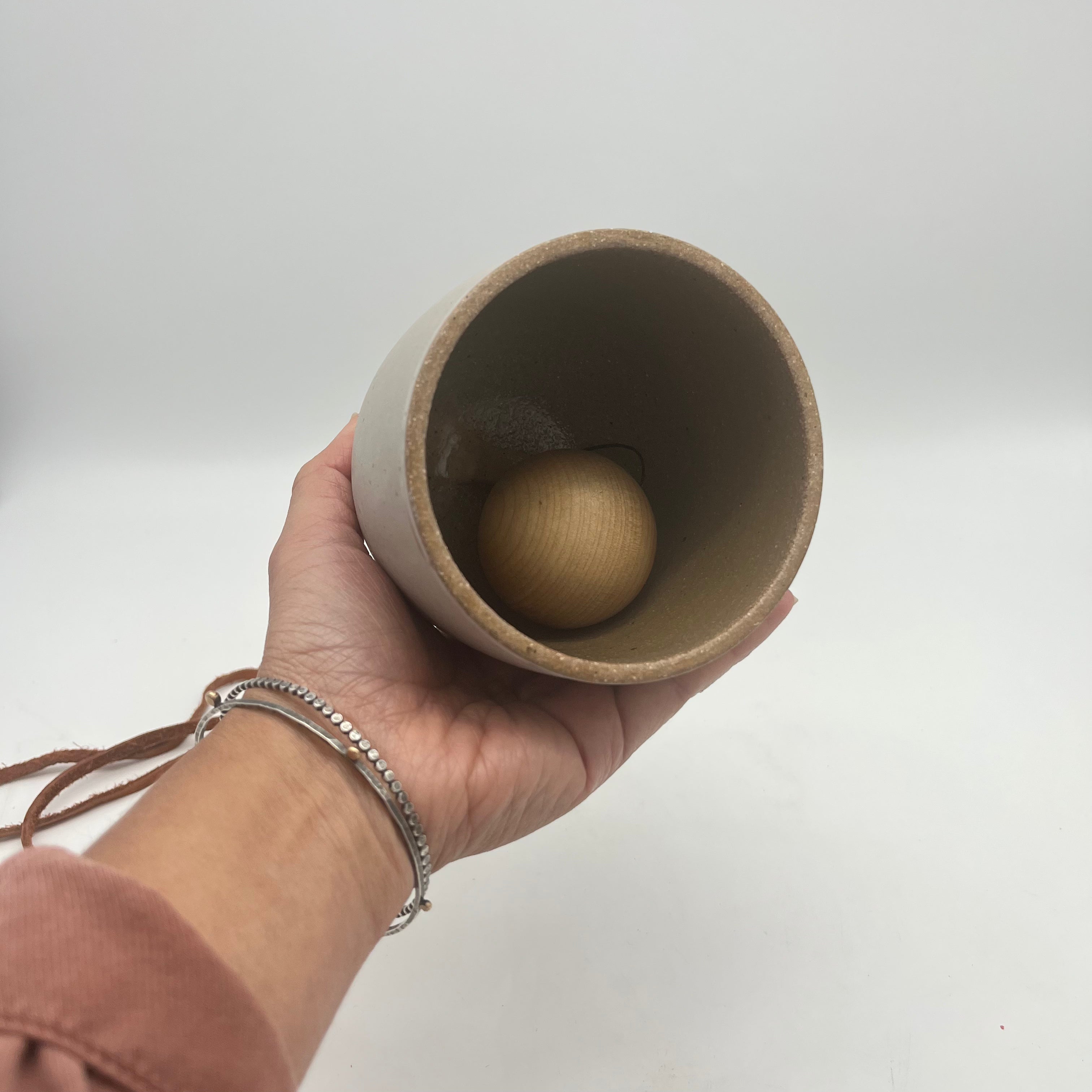 Off White Bell - Stoneware