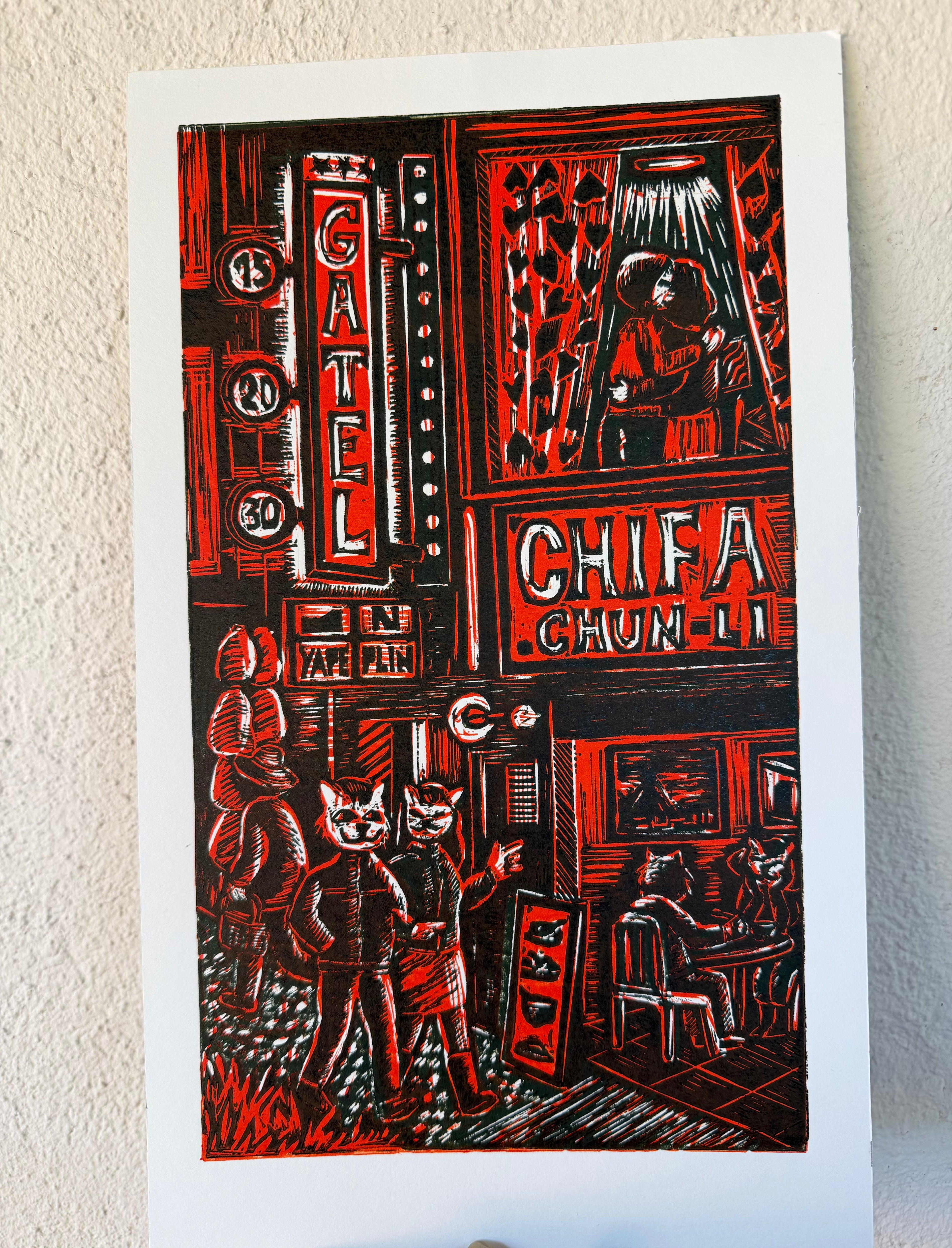 Chifa - Lino Print