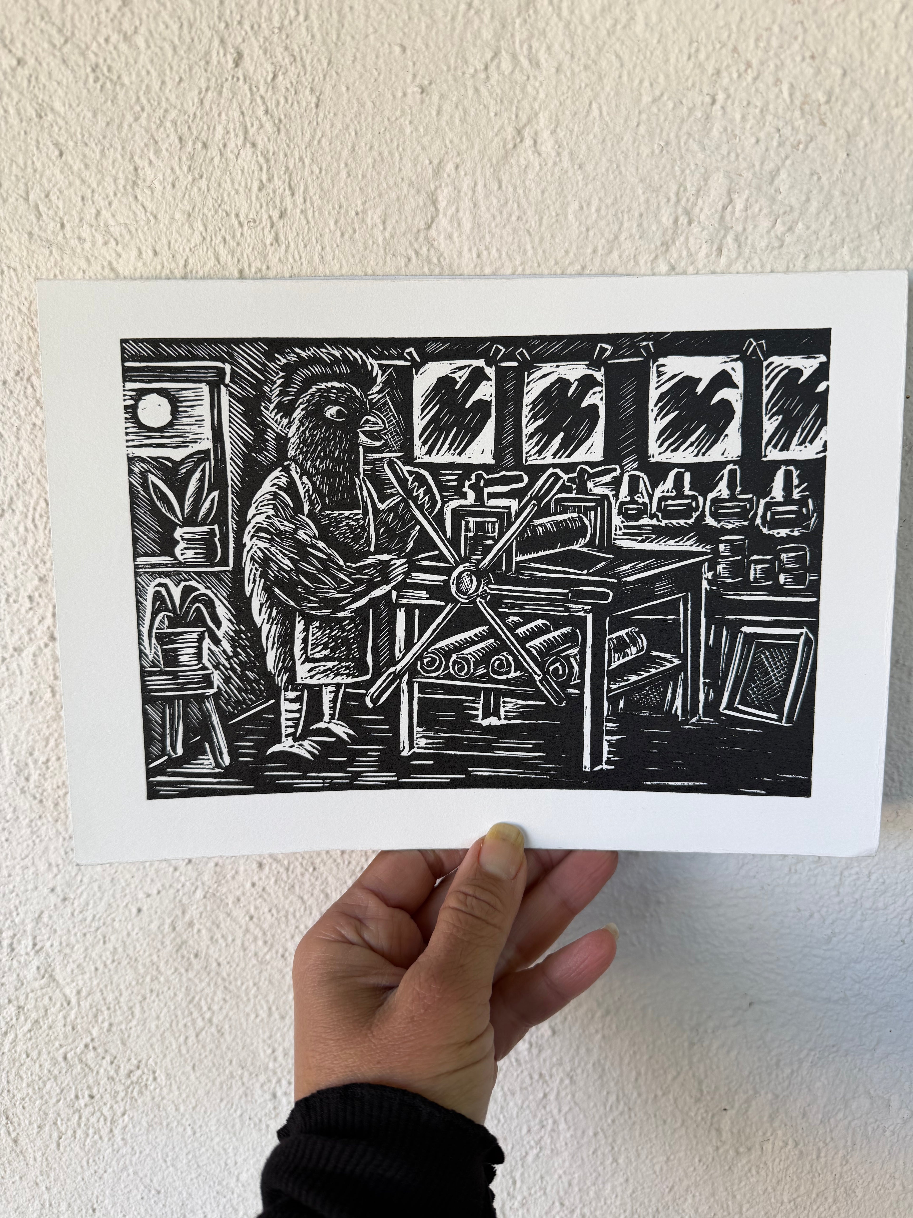 Printmaker - Lino Print