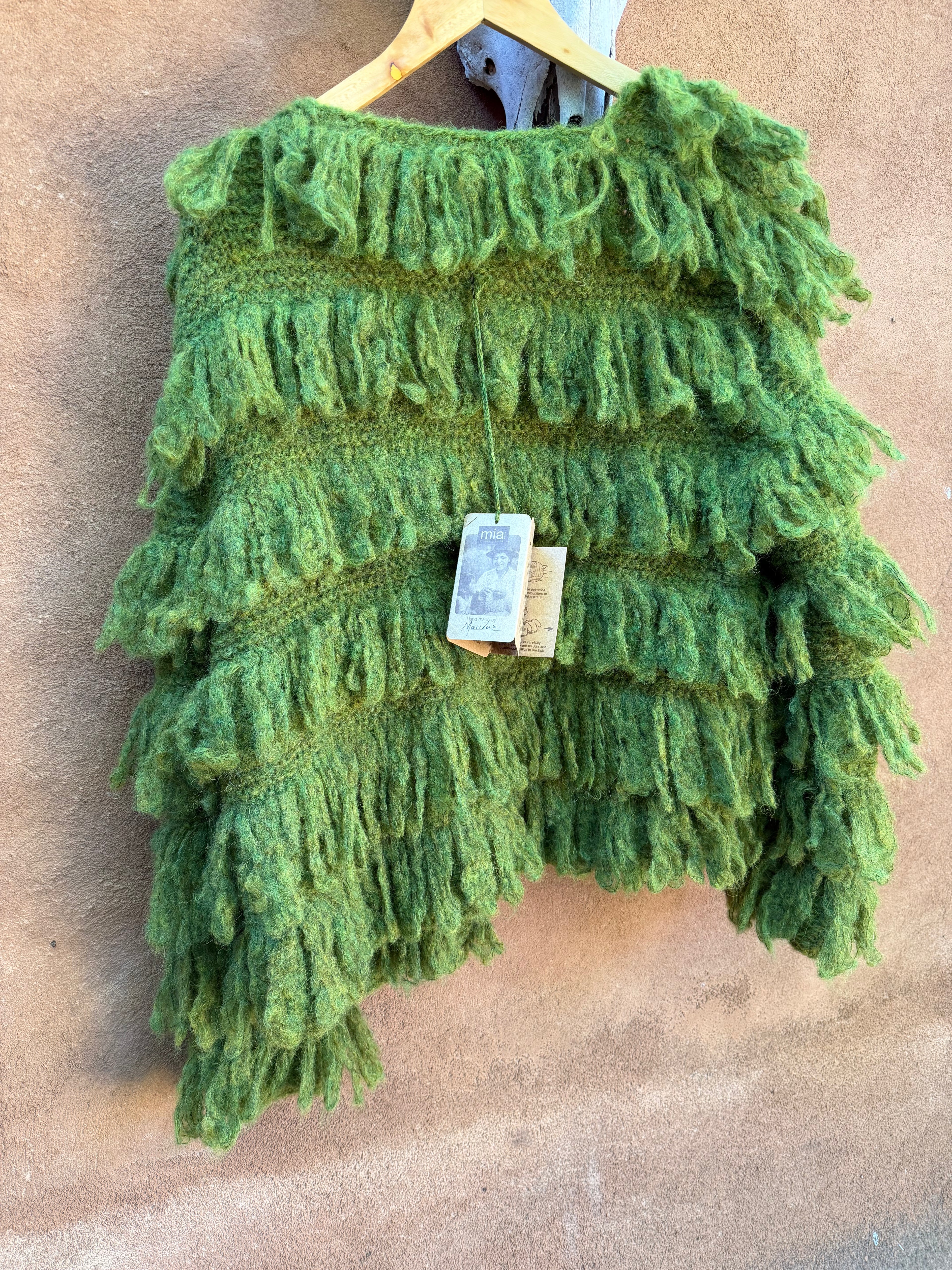 Jacket Fringe - Green - One Size Fits Most