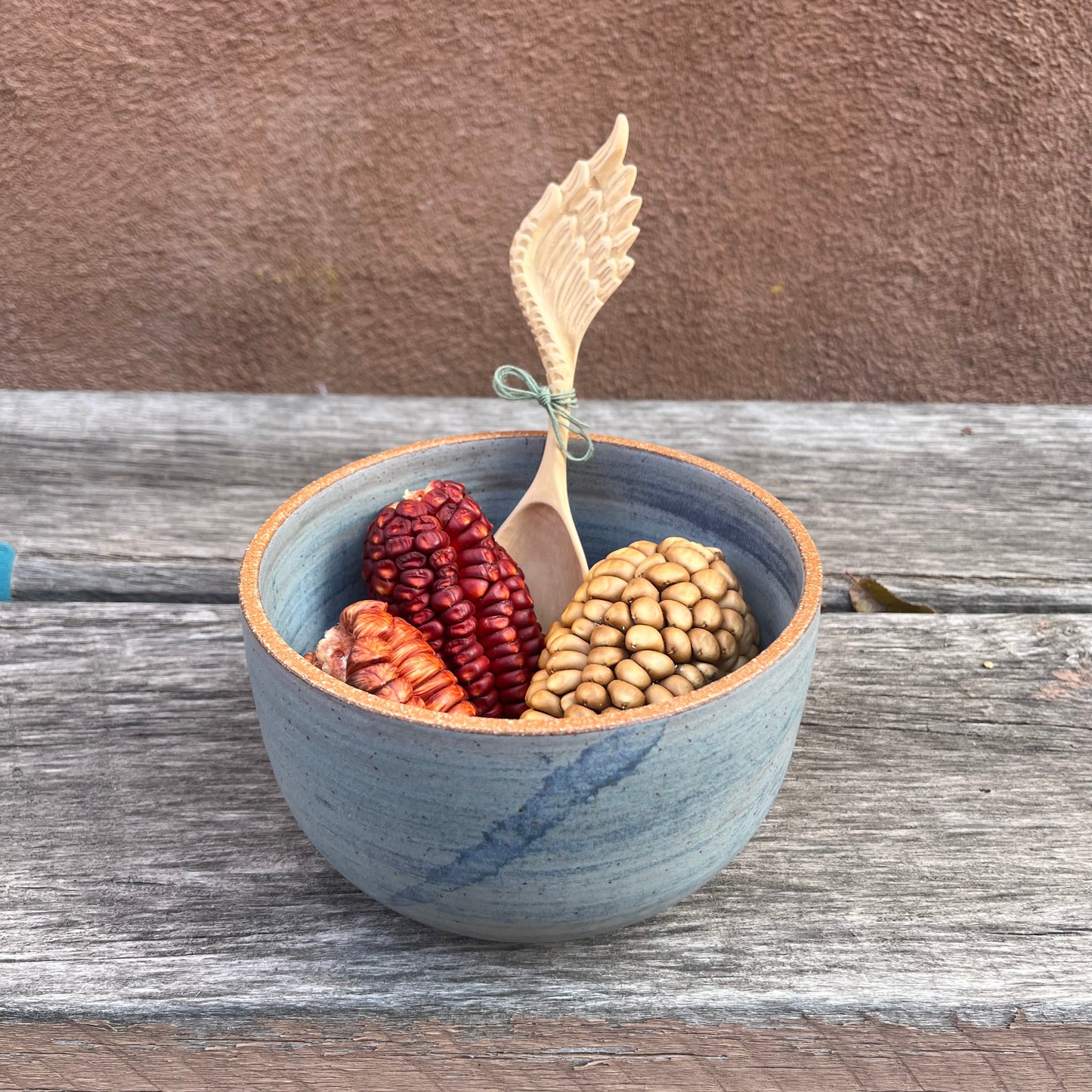 Denim Blue Serving Bowl - Stoneware