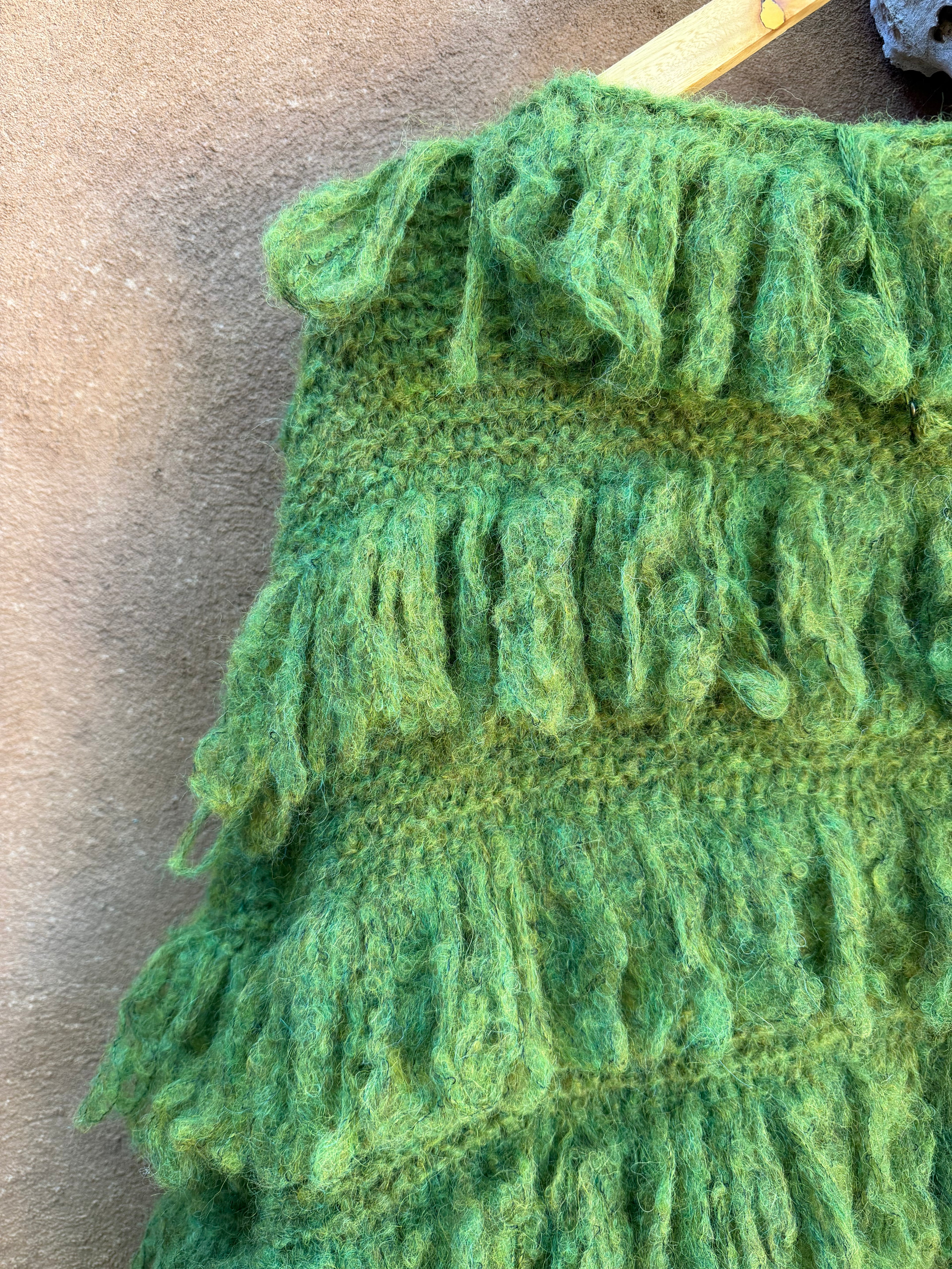 Jacket Fringe - Green - One Size Fits Most