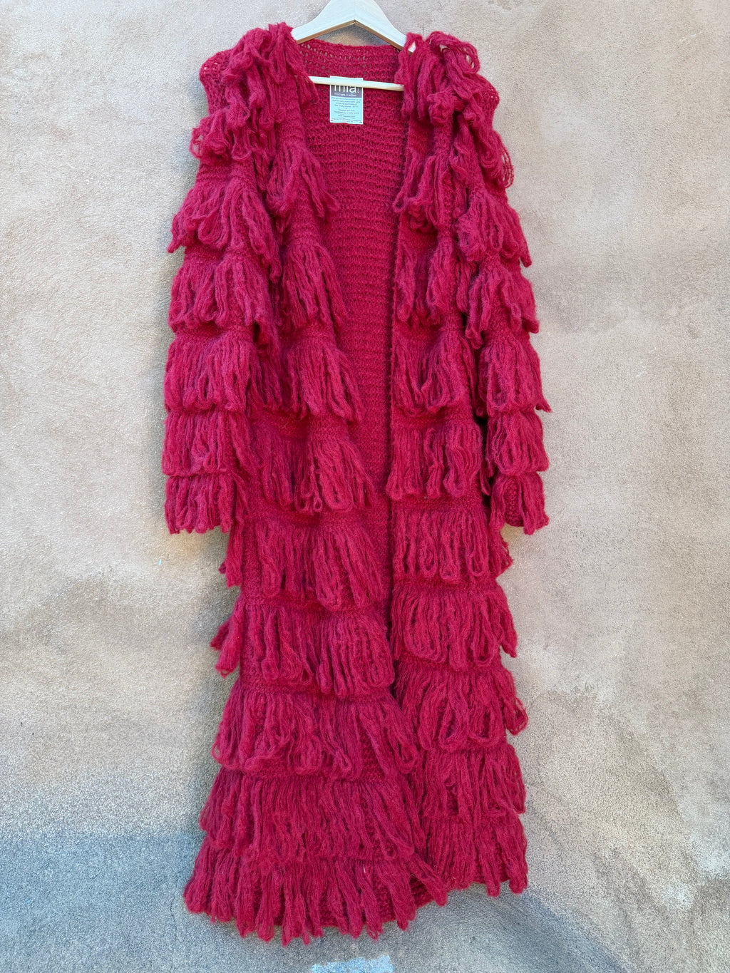 Coat Fringe - Red - One Size Fits Most