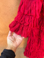 Coat Fringe - Red - One Size Fits Most