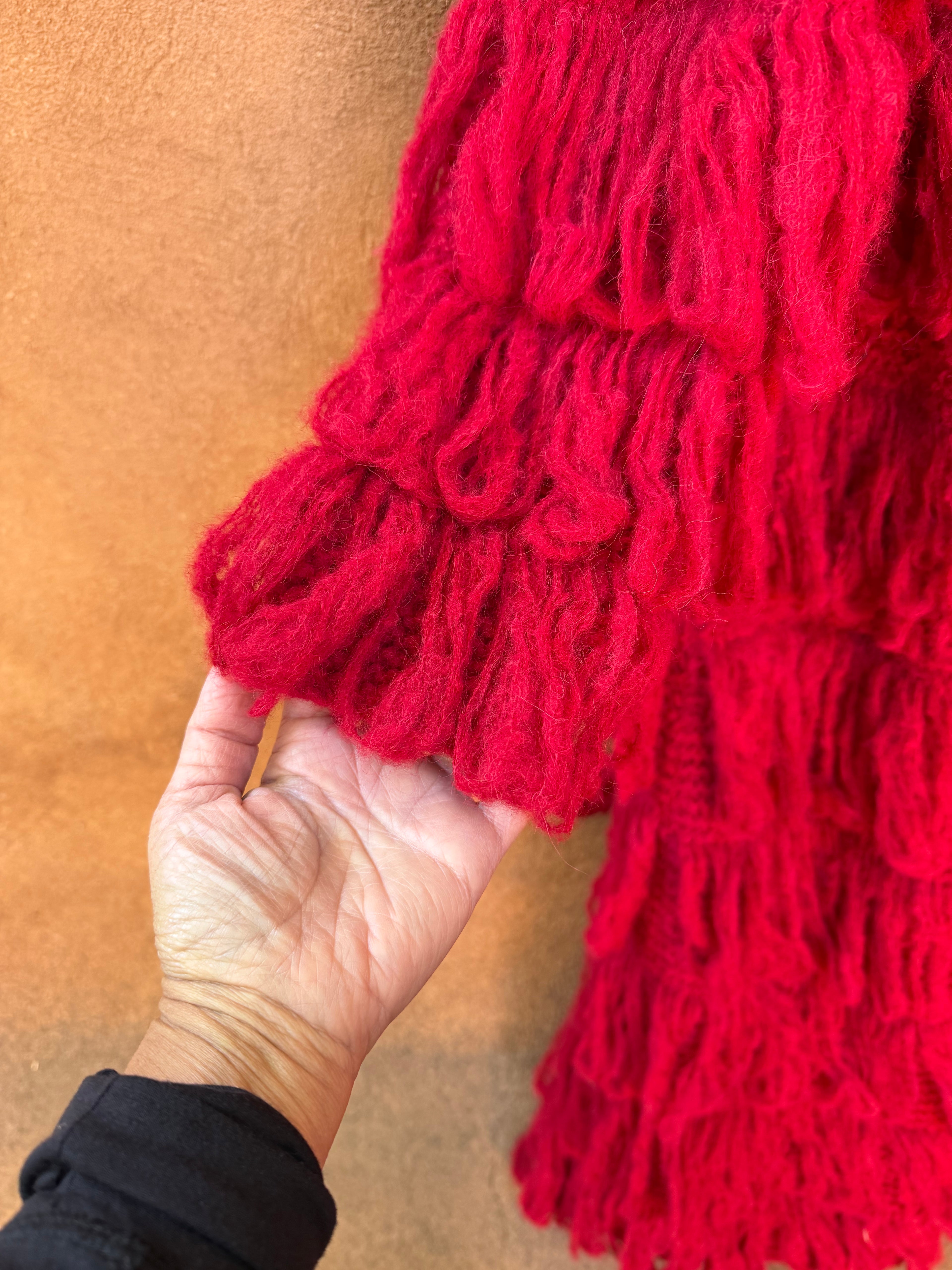 Coat Fringe - Red - One Size Fits Most