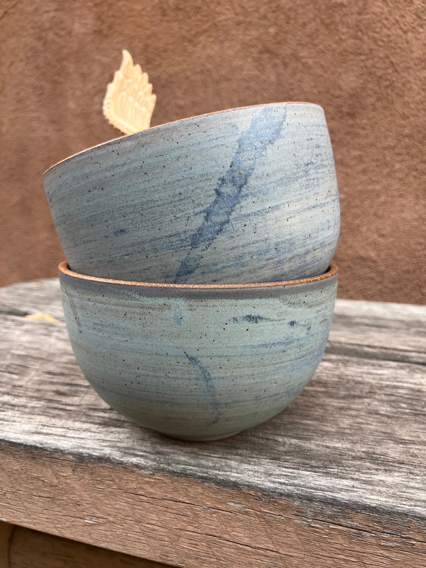 Denim Blue Serving Bowl - Stoneware