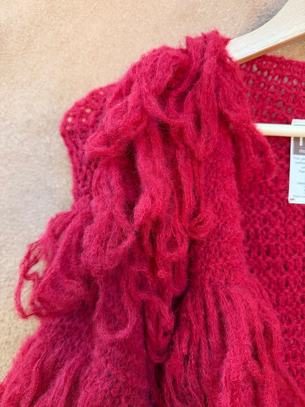 Coat Fringe - Red - One Size Fits Most