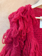 Coat Fringe - Red - One Size Fits Most