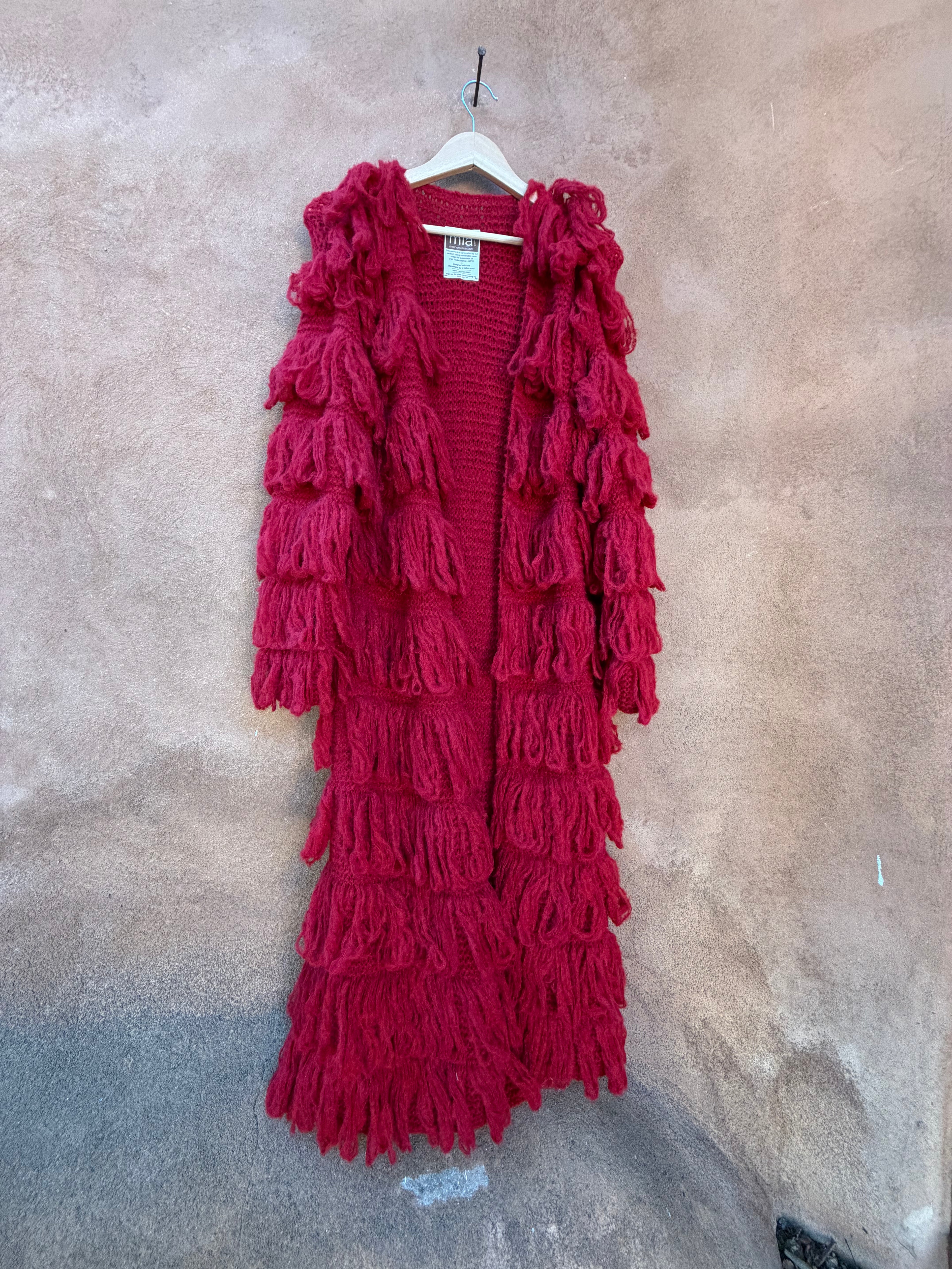 Coat Fringe - Red - One Size Fits Most