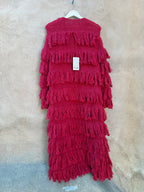 Coat Fringe - Red - One Size Fits Most