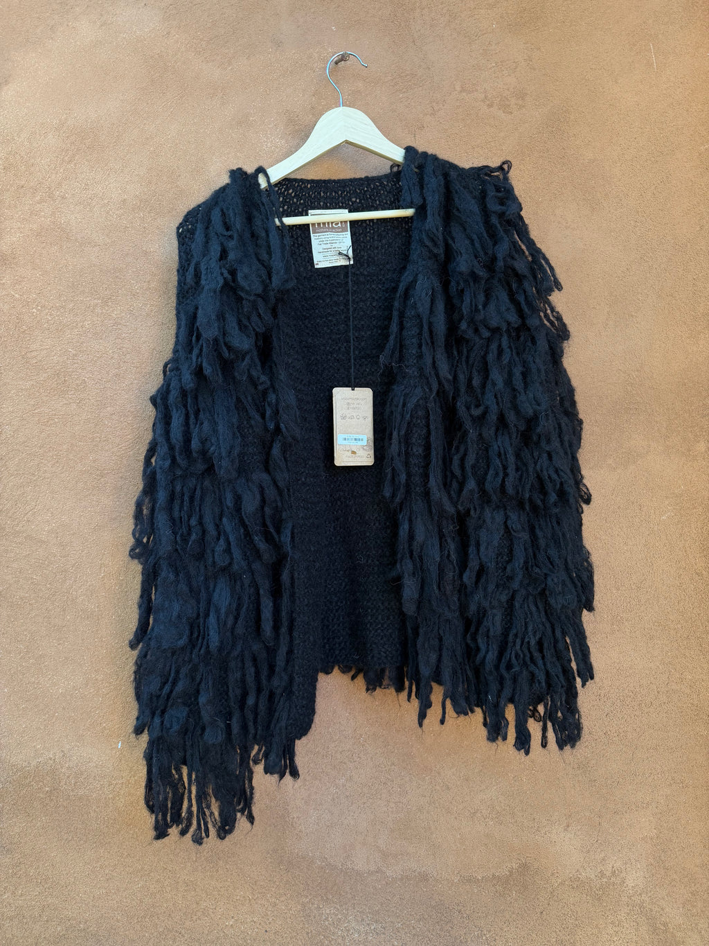 Jacket Fringe - Black - One Size Fits Most