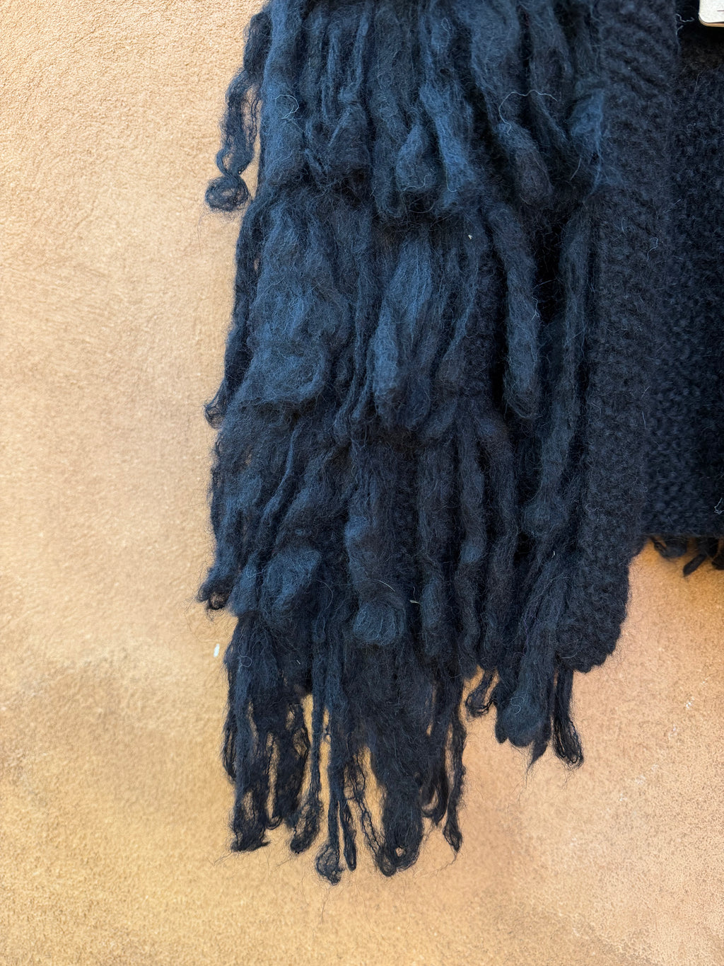 Jacket Fringe - Black - One Size Fits Most