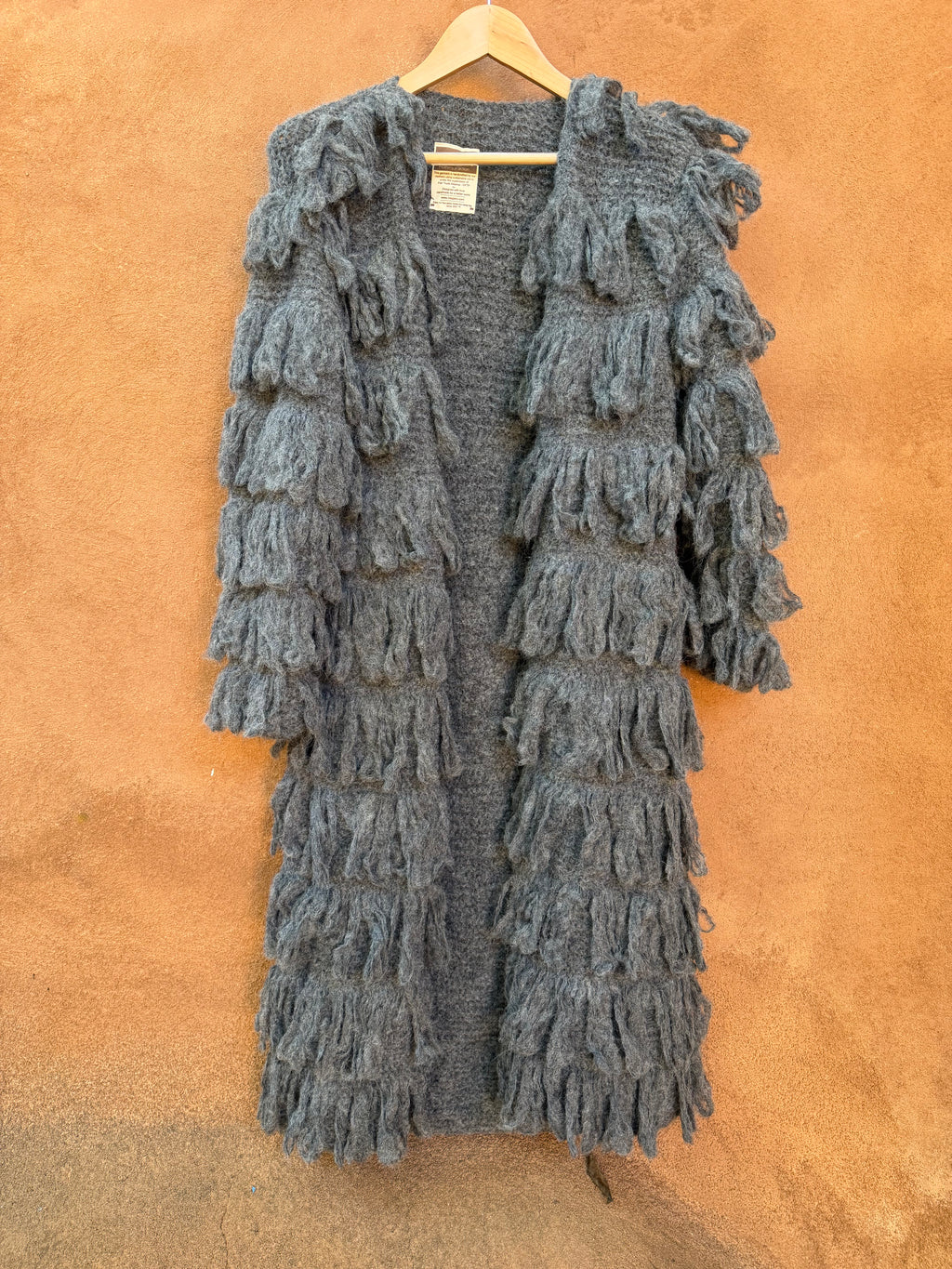 Coat Fringe - Gray - One Size Fits Most