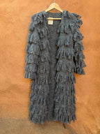 Coat Fringe - Gray - One Size Fits Most