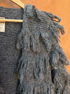 Coat Fringe - Gray - One Size Fits Most