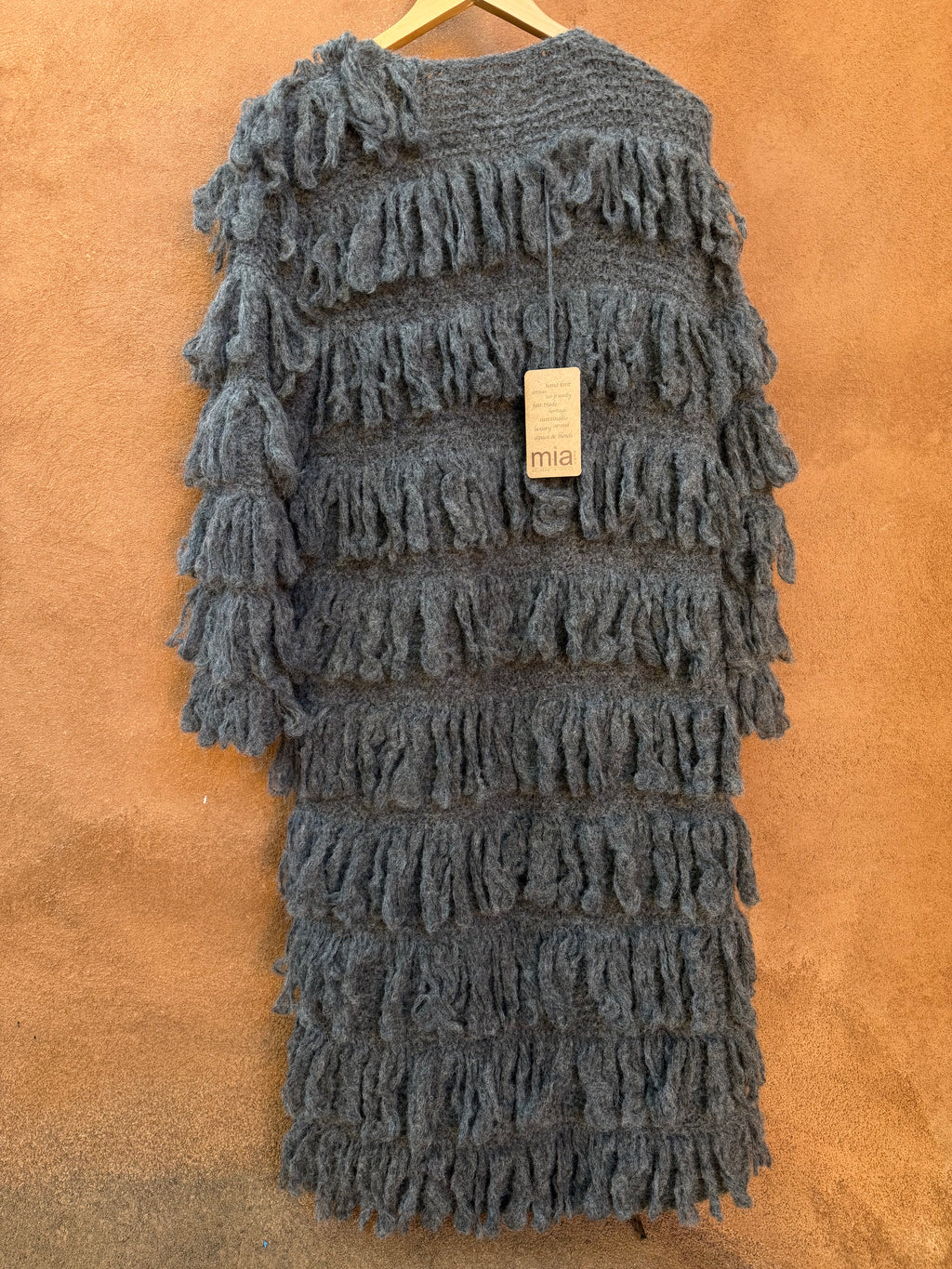 Coat Fringe - Gray - One Size Fits Most