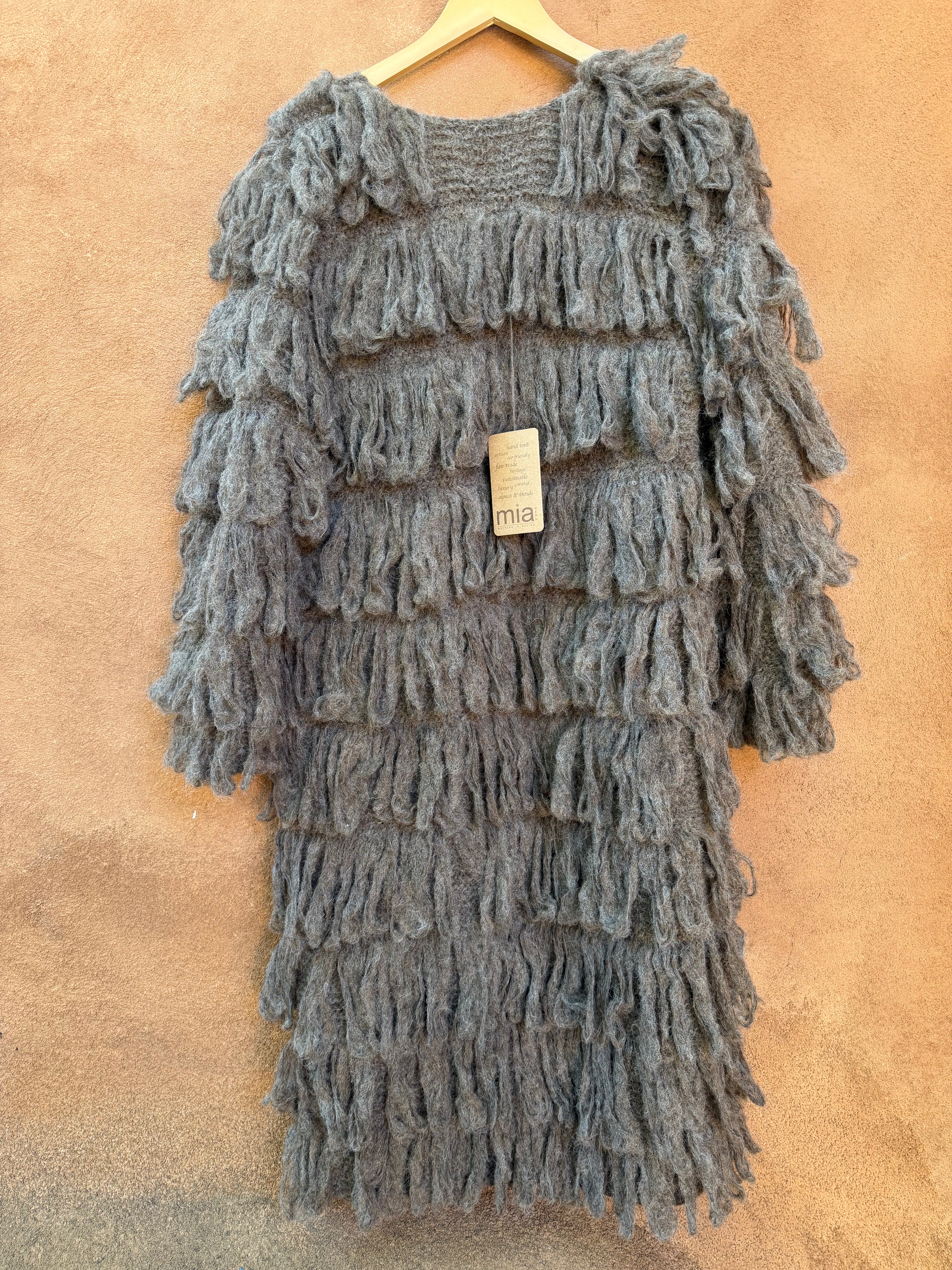 Coat Fringe - Brown - One Size Fits Most