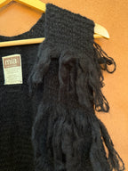 Fringe Vest - Black - One Size Fits Most